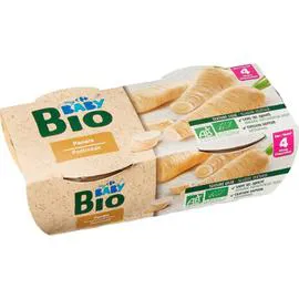CARREFOUR BABY BIO Plat bébé bio panais dès 4 mois 2x120g