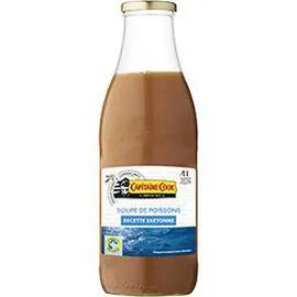 CAPITAINE COOK Soupe de poissons recette bretonne 730g