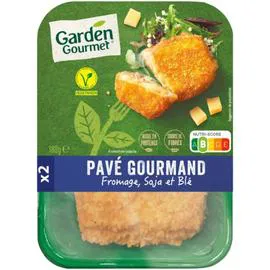 GARDEN GOURMET Pavé Gourmand Fromage Végétal Soja Blé 180g