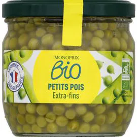 MONOPRIX BIO Petits pois bio extra-fins 230g
