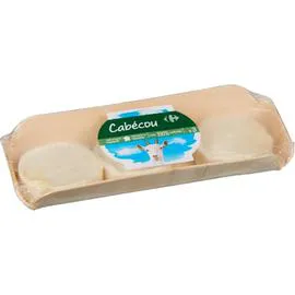 CARREFOUR Fromage de Chèvre Cabécou 3x35g