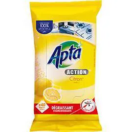 APTA Lingettes multi-usage Action citron x40 