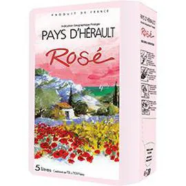 FDL Vin de pays de l'Hérault, vin rosé 5l