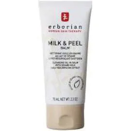 ERBORIAN Milk & Peel Nettoyant Huile-en-Baume au Lait de Sésame 75ml