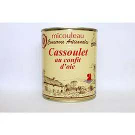 MICOULEAU Cassoulet au confit d'oie 840g