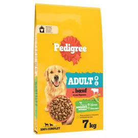 PEDIGREE Croquettes pour chien Adulte au boeuf et aux légumes 7kg