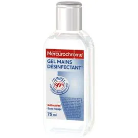 MERCUROCHROME Gel désinfectant mains 75ml