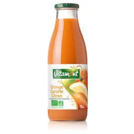 VITAMONT Jus D'Orange, Carotte Et Citron  Bio 750ml