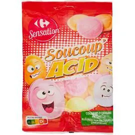 CARREFOUR SENSATION Bonbons Soucoup' Acid 39g