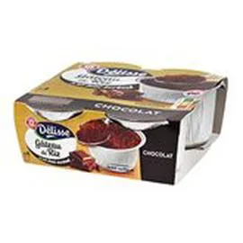 MARQUE REPÈRE, DÉLISSE Gâteau de riz Au chocolat 4x100g
