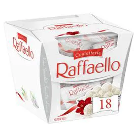 FERRERO, RAFFAELLO Gauffrettes enrobées de noix de coco fourrées aux amandes 180g