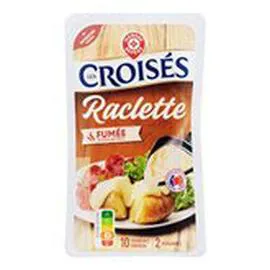 MARQUE REPÈRE, LES CROISÉS Fromage raclette fumée 26% MG 250g
