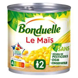 BONDUELLE Maïs sans résidu de pesticides 285g