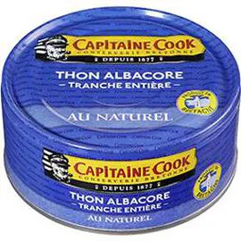 CAPITAINE COOK Thon albacore au naturel 112g
