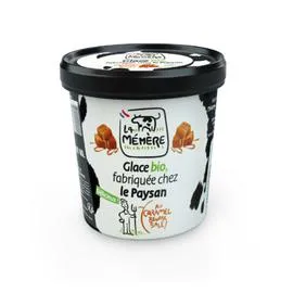 LA MÉMÈRE Glace au caramel bio 400g