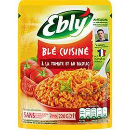 EBLY Blé cuisiné à la tomate et au basilic 220g