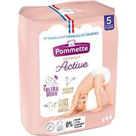 POMMETTE Couches Premium Active, taille 5 : 11 x44