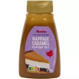 AUCHAN Nappage au caramel beurre salé 210g