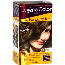 EUGÈNE COLOR Blond foncé 9, crème colorante permanente nutri protectrice aux extraits d'olive 135ml