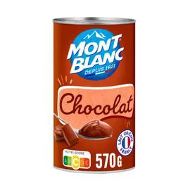 MONT BLANC Crème dessert au chocolat 570g