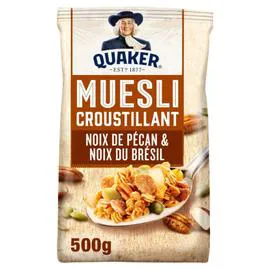 QUAKER Céréales noix de pécan & noix du Brésil 500g