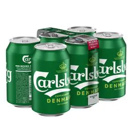 CARLSBERG Bière Lager Blonde 6x33cl