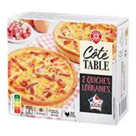 MARQUE REPÈRE, CÔTÉ TABLE Quiche lorraine 2x150g