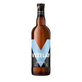 BRASSERIE DE VÉZELAY Vezelay bière blanche bio pur malt 4.4% alc. 750ml