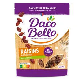 DACO BELLO Raisins sultanines 2x125g