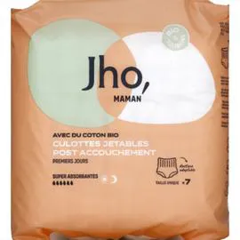 JHO Culottes jetables post accouchement x7