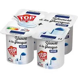 TOP BUDGET Yaourt à la grecque nature 500g