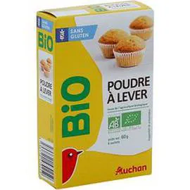 AUCHAN BIO Poudre à lever 60g