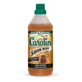 CAROLIN Nettoyant Ménager Sol Savon Noir 1l