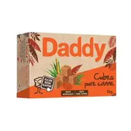 DADDY Sucre pure canne en cubes 1kg