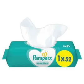PAMPERS Lingettes bébé sensitive x52