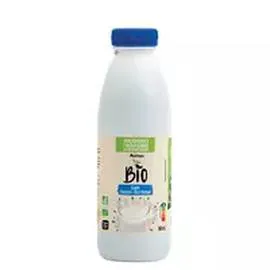 AUCHAN BIO Lait demi-écrémé bio UHT filière responsable 500ml