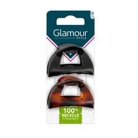 GLAMOUR PARIS Pinces cheveux recyclées x2