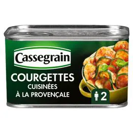 CASSEGRAIN Courgettes cuisinées à la provençale 375g