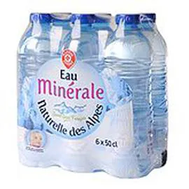 MARQUE REPÈRE, EAUX MR Eau minérale naturelle Des Alpes 6x50cl