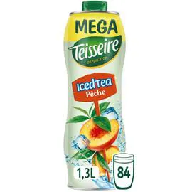 TEISSEIRE Sirop thé pêche 1,3l