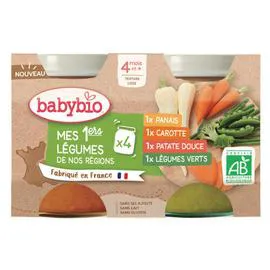 BABYBIO Mes 1ers légumes de nos régions bio 130g