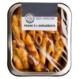 L'ITALIE DES SAVEURS Plat cuisiné Penne à l'arrabbiata 300g