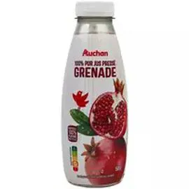 AUCHAN Pur jus de grenade 500ml