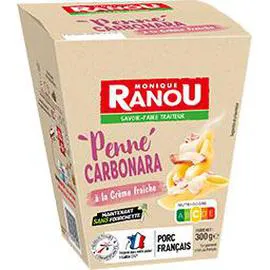 MONIQUE RANOU Penne carbonara à la crème fraîche 300g