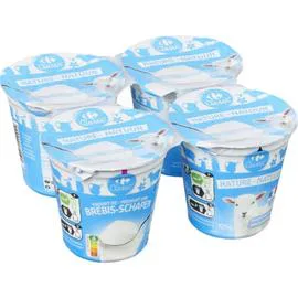CARREFOUR Yaourt de brebis nature 4x125g