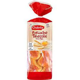 CHABRIOR Brioche tressée à la main aux Oeufs frais 600g