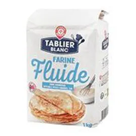 MARQUE REPÈRE, TABLIER BLANC Farine fluide Sans grumeaux 1kg
