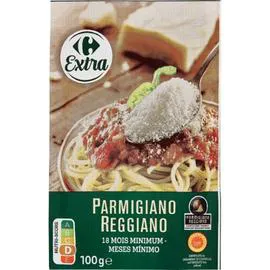 CARREFOUR EXTRA Parmigiano Reggiano râpé AOP 100g