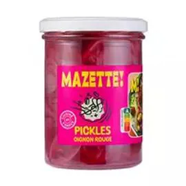 MAZETTE! Pickles oignons rouges bio 185g