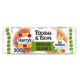 Pain burger brioche aux graines beau & bon (300g)